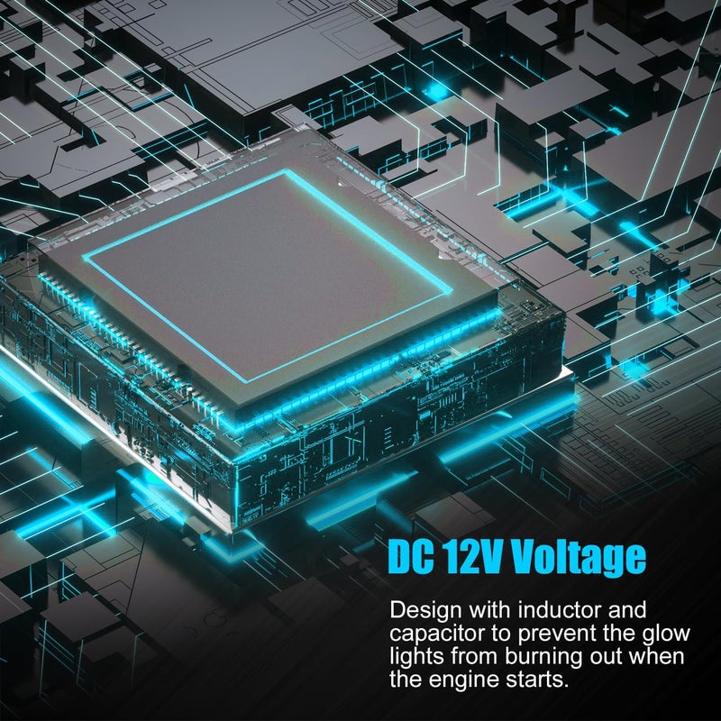 SUNPIE Motorcycle Lights RGB Under Glow Underglow Kit Neon Light DC 12V Waterproof Light for Sporsters Harley Honda Kawasaki Suzuki Indian Yamaha - Image 2